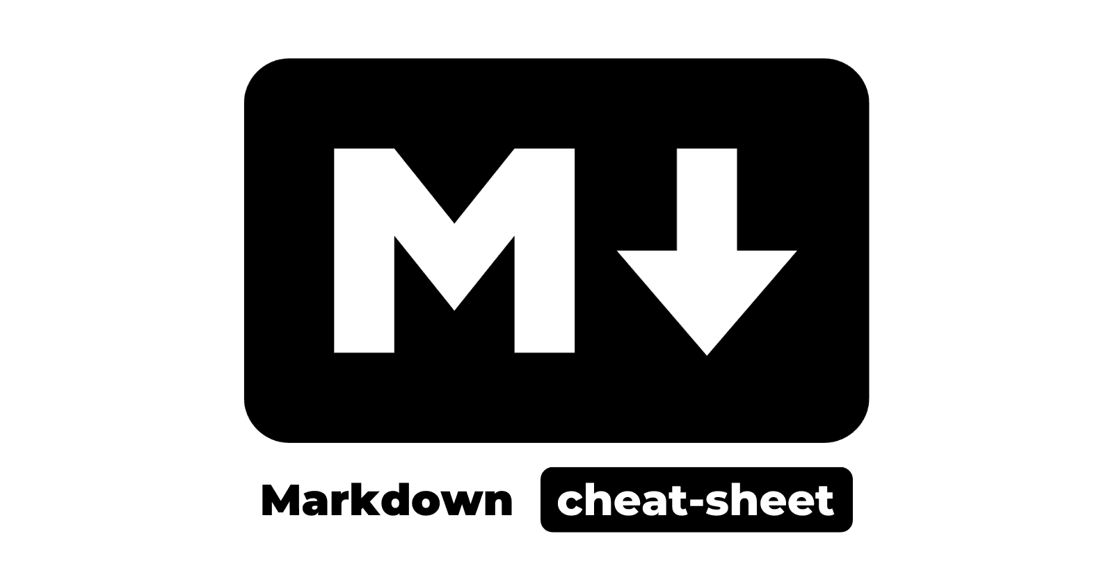 A quick cheat sheet of the Markdown syntax.